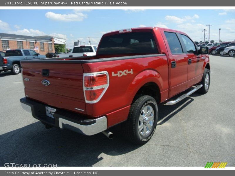 Red Candy Metallic / Pale Adobe 2011 Ford F150 XLT SuperCrew 4x4