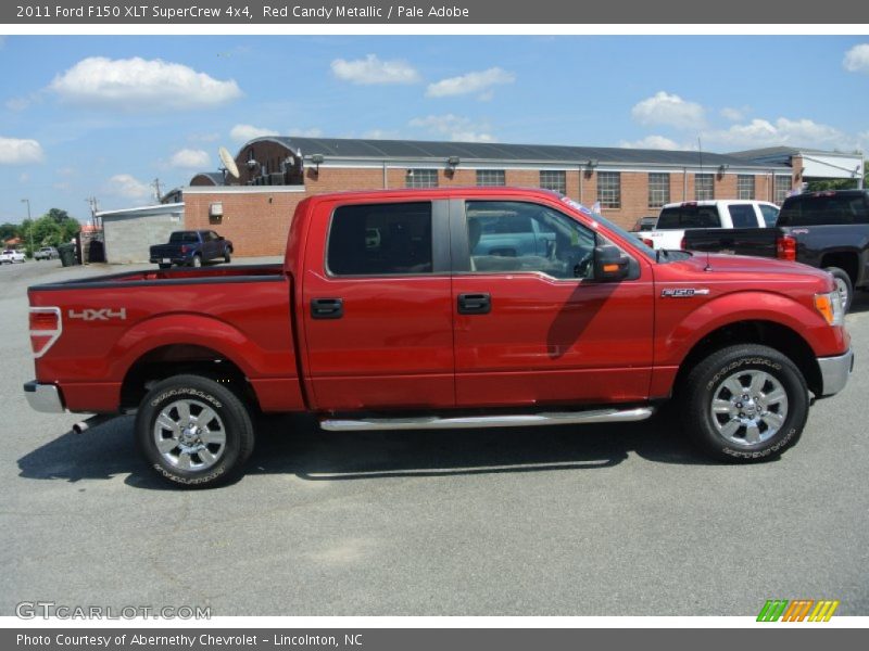 Red Candy Metallic / Pale Adobe 2011 Ford F150 XLT SuperCrew 4x4