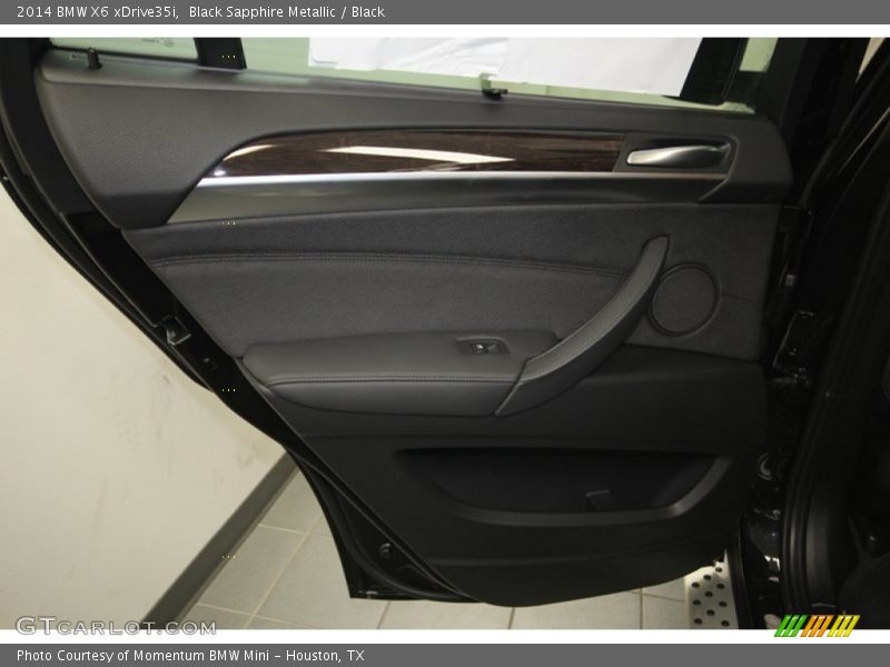 Black Sapphire Metallic / Black 2014 BMW X6 xDrive35i