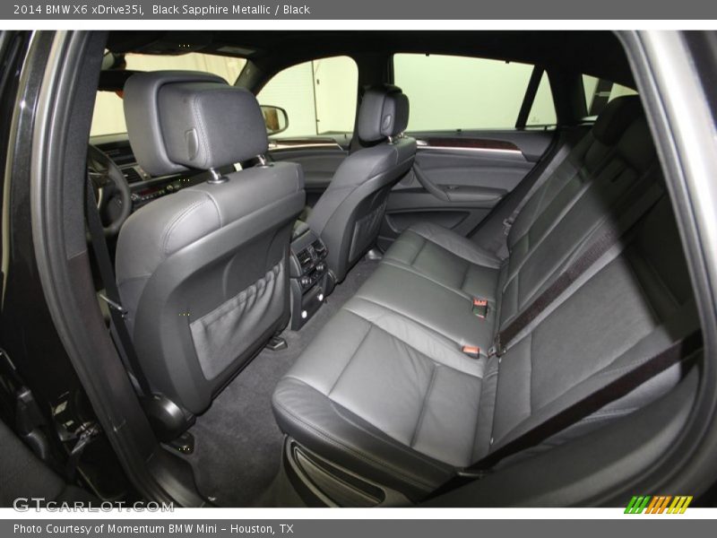 Rear Seat of 2014 X6 xDrive35i