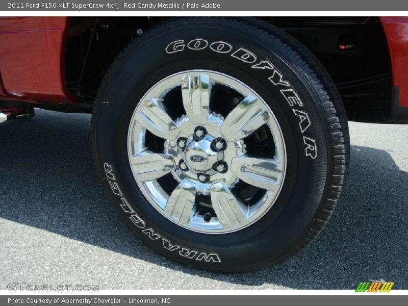 Red Candy Metallic / Pale Adobe 2011 Ford F150 XLT SuperCrew 4x4
