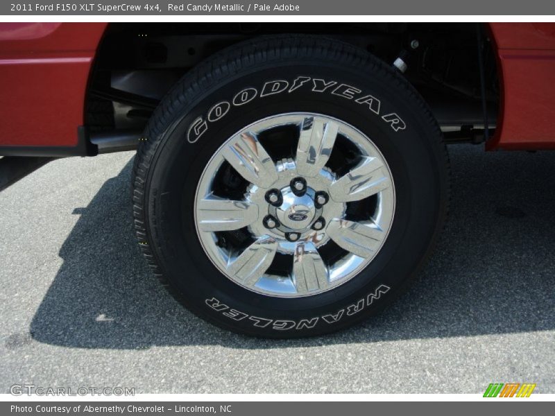 Red Candy Metallic / Pale Adobe 2011 Ford F150 XLT SuperCrew 4x4