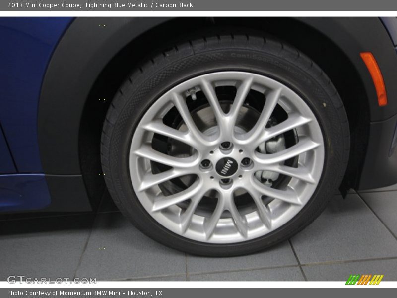 Lightning Blue Metallic / Carbon Black 2013 Mini Cooper Coupe