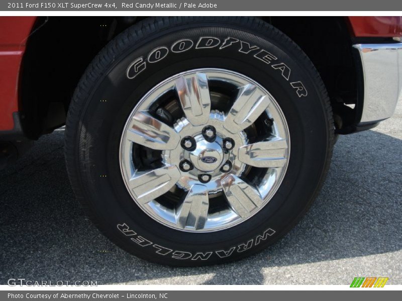 Red Candy Metallic / Pale Adobe 2011 Ford F150 XLT SuperCrew 4x4