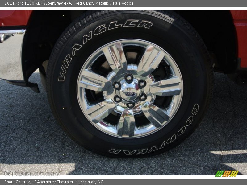 Red Candy Metallic / Pale Adobe 2011 Ford F150 XLT SuperCrew 4x4