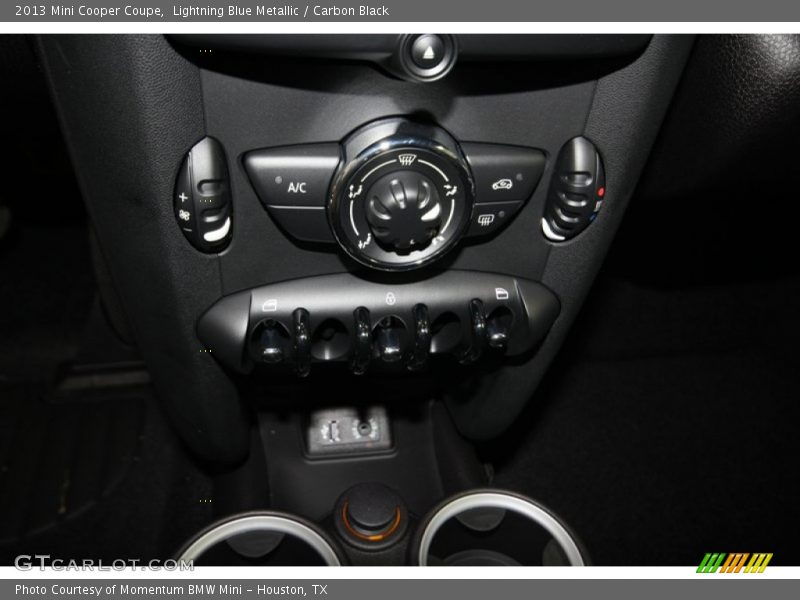 Lightning Blue Metallic / Carbon Black 2013 Mini Cooper Coupe