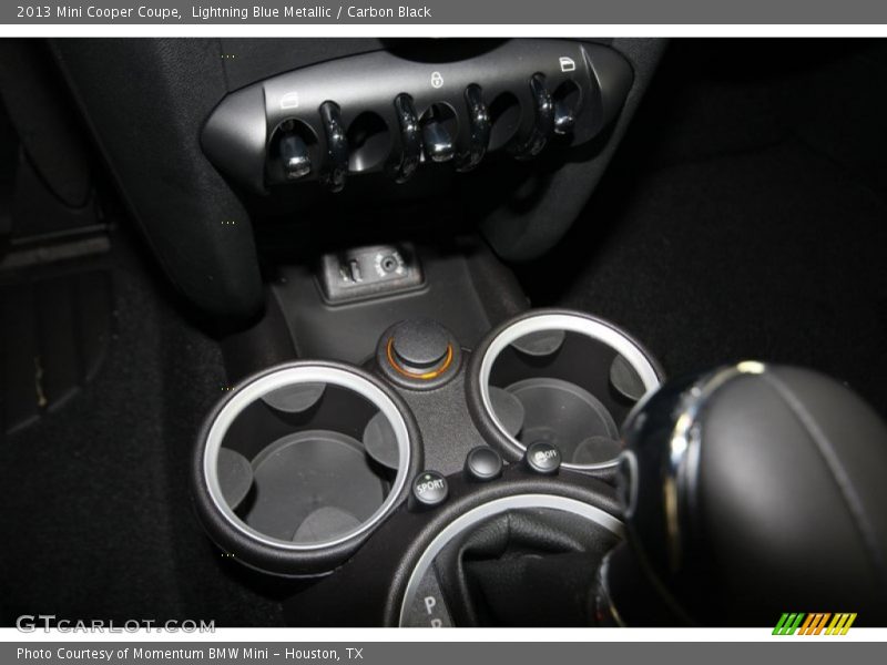 Lightning Blue Metallic / Carbon Black 2013 Mini Cooper Coupe