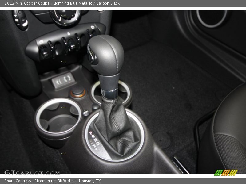 Lightning Blue Metallic / Carbon Black 2013 Mini Cooper Coupe