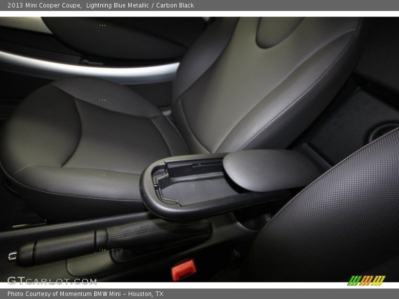 Lightning Blue Metallic / Carbon Black 2013 Mini Cooper Coupe