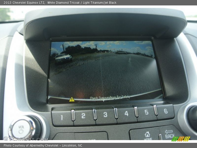 White Diamond Tricoat / Light Titanium/Jet Black 2013 Chevrolet Equinox LTZ