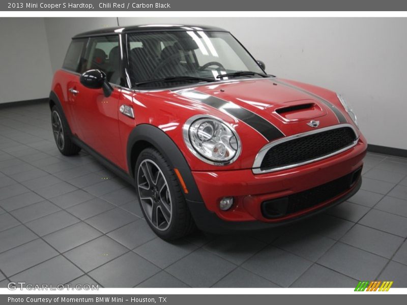Chili Red / Carbon Black 2013 Mini Cooper S Hardtop