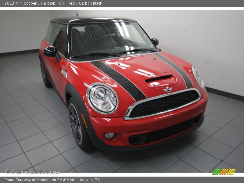 Chili Red / Carbon Black 2013 Mini Cooper S Hardtop