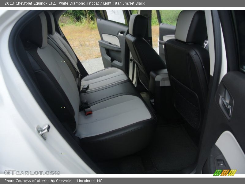 White Diamond Tricoat / Light Titanium/Jet Black 2013 Chevrolet Equinox LTZ