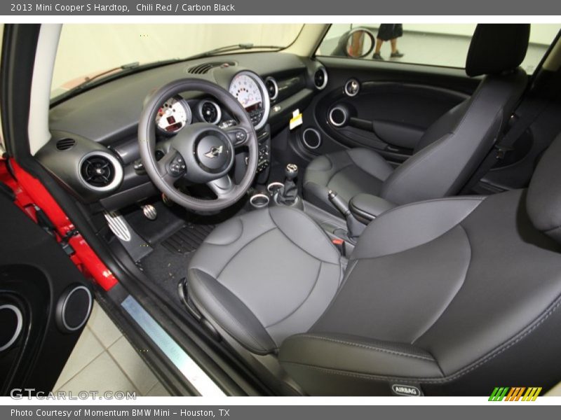 Chili Red / Carbon Black 2013 Mini Cooper S Hardtop