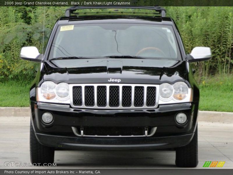 Black / Dark Khaki/Light Graystone 2006 Jeep Grand Cherokee Overland