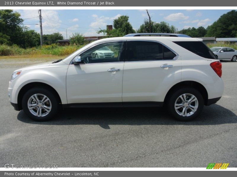 White Diamond Tricoat / Jet Black 2013 Chevrolet Equinox LTZ
