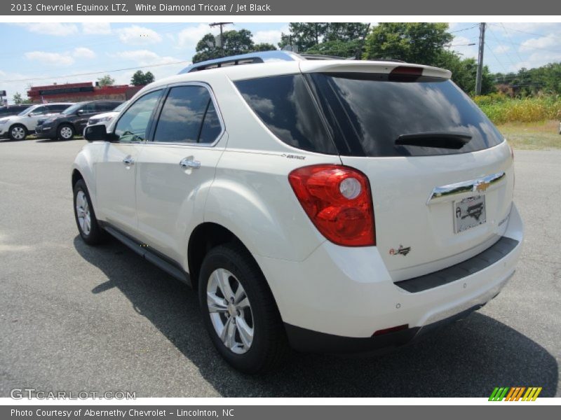 White Diamond Tricoat / Jet Black 2013 Chevrolet Equinox LTZ