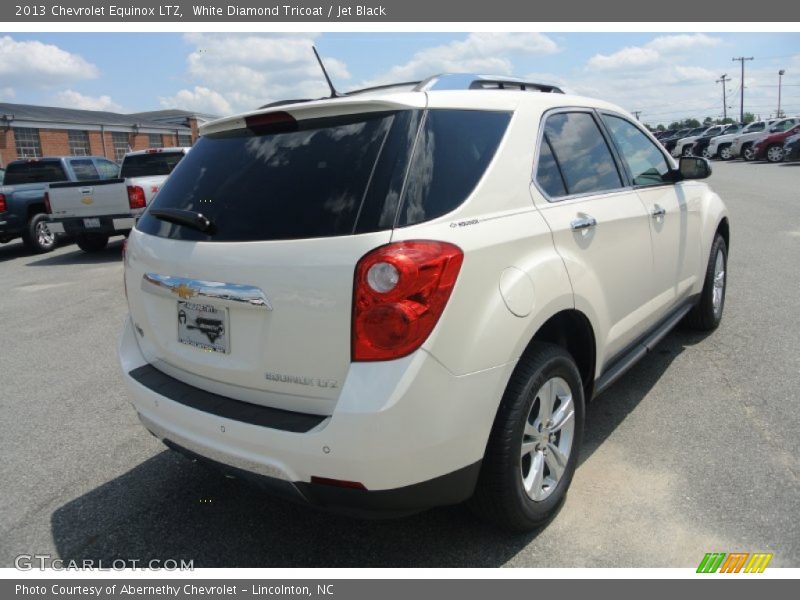 White Diamond Tricoat / Jet Black 2013 Chevrolet Equinox LTZ