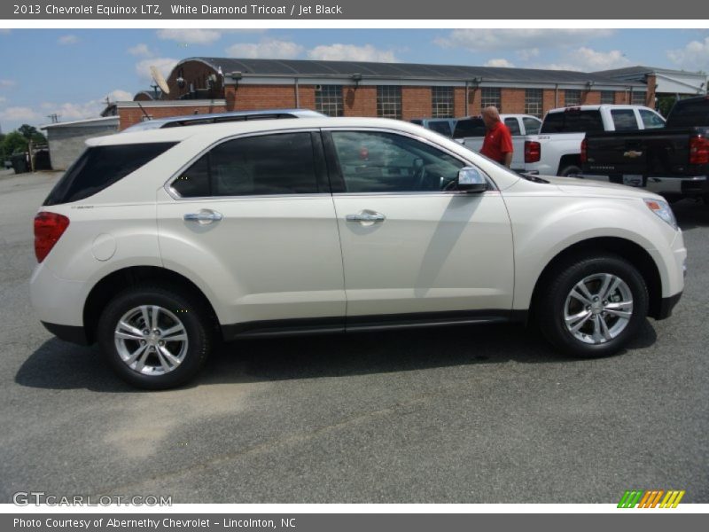 White Diamond Tricoat / Jet Black 2013 Chevrolet Equinox LTZ