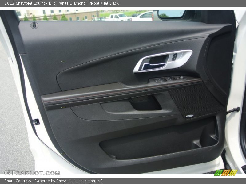 White Diamond Tricoat / Jet Black 2013 Chevrolet Equinox LTZ