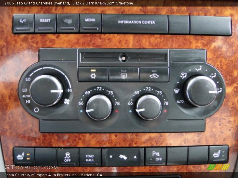 Controls of 2006 Grand Cherokee Overland