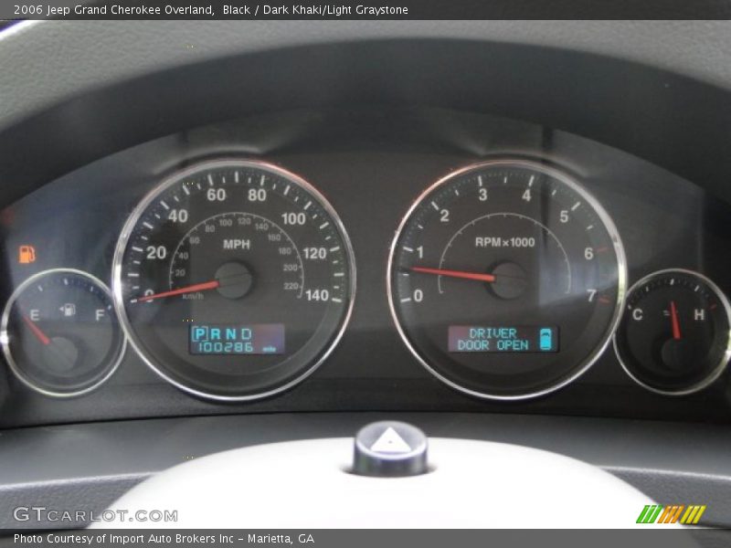  2006 Grand Cherokee Overland Overland Gauges