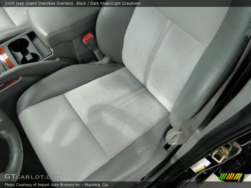Black / Dark Khaki/Light Graystone 2006 Jeep Grand Cherokee Overland