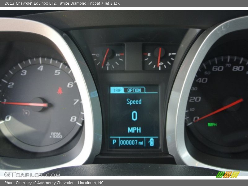 White Diamond Tricoat / Jet Black 2013 Chevrolet Equinox LTZ