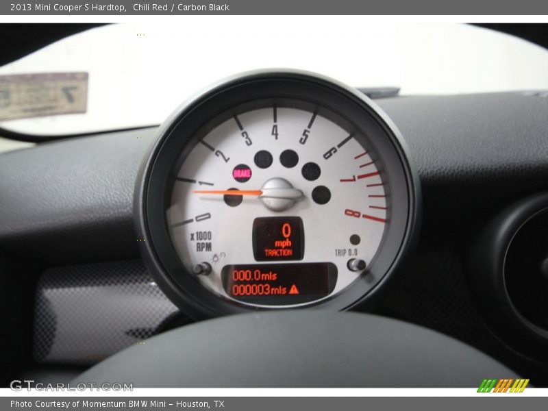 Chili Red / Carbon Black 2013 Mini Cooper S Hardtop