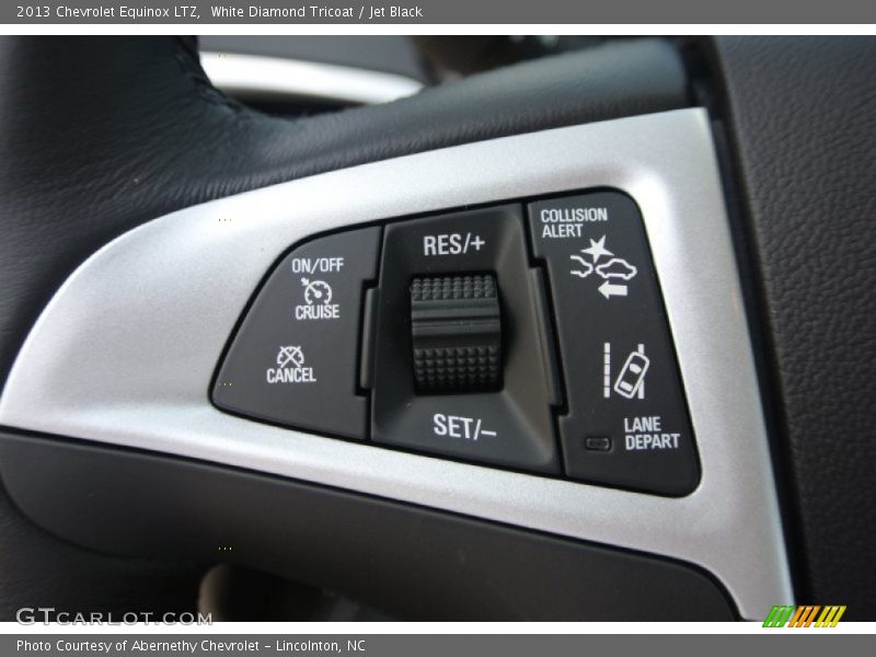 White Diamond Tricoat / Jet Black 2013 Chevrolet Equinox LTZ