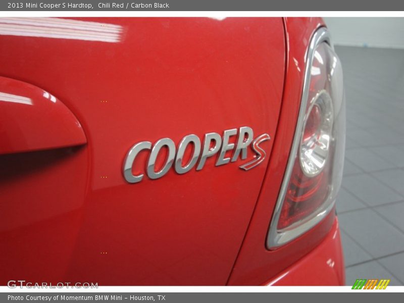 Chili Red / Carbon Black 2013 Mini Cooper S Hardtop