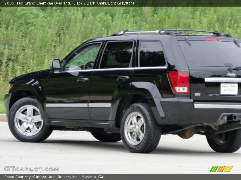 Black / Dark Khaki/Light Graystone 2006 Jeep Grand Cherokee Overland