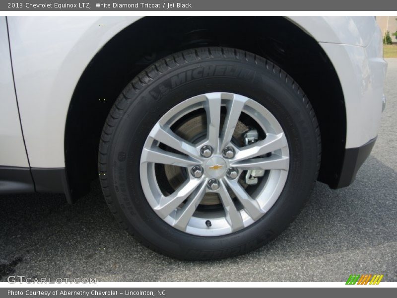 White Diamond Tricoat / Jet Black 2013 Chevrolet Equinox LTZ