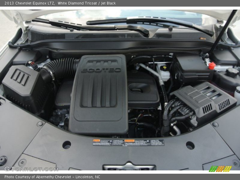 White Diamond Tricoat / Jet Black 2013 Chevrolet Equinox LTZ