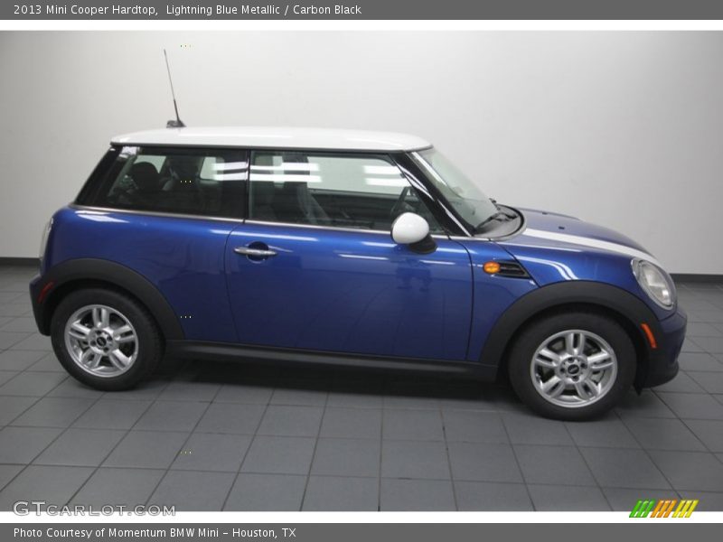 Lightning Blue Metallic / Carbon Black 2013 Mini Cooper Hardtop