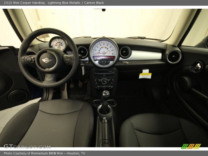 Lightning Blue Metallic / Carbon Black 2013 Mini Cooper Hardtop