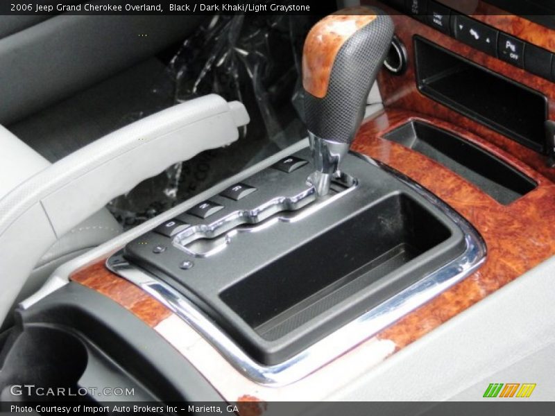 Black / Dark Khaki/Light Graystone 2006 Jeep Grand Cherokee Overland