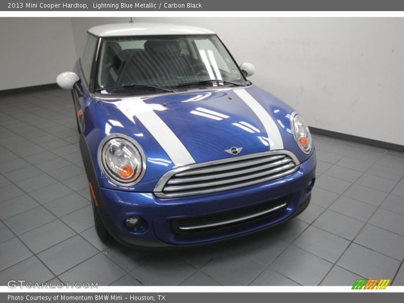 Lightning Blue Metallic / Carbon Black 2013 Mini Cooper Hardtop