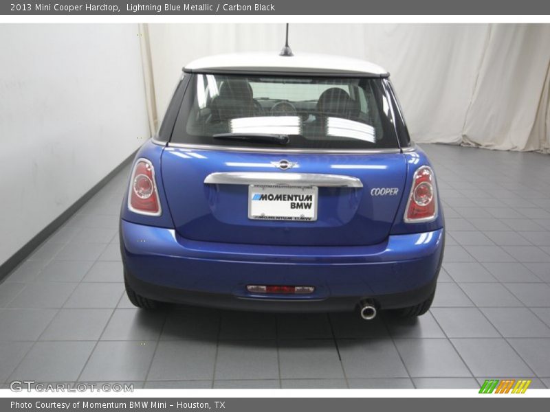 Lightning Blue Metallic / Carbon Black 2013 Mini Cooper Hardtop