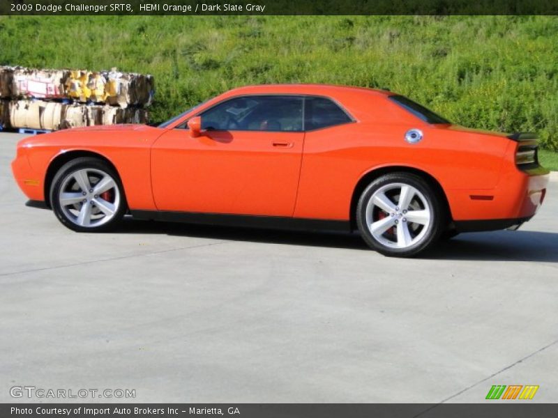 HEMI Orange / Dark Slate Gray 2009 Dodge Challenger SRT8