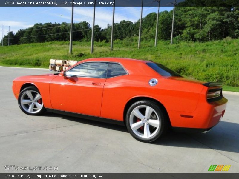 HEMI Orange / Dark Slate Gray 2009 Dodge Challenger SRT8