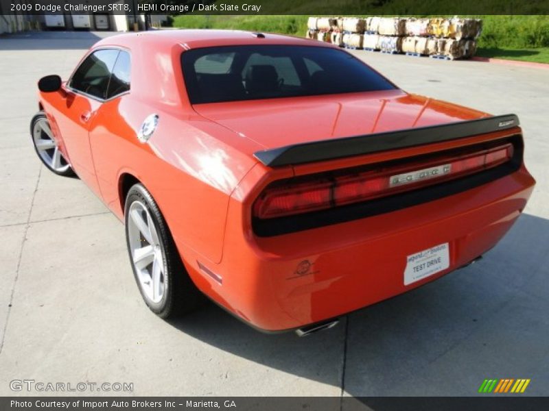 HEMI Orange / Dark Slate Gray 2009 Dodge Challenger SRT8