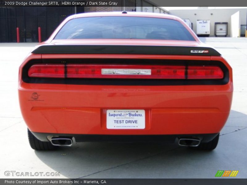 HEMI Orange / Dark Slate Gray 2009 Dodge Challenger SRT8