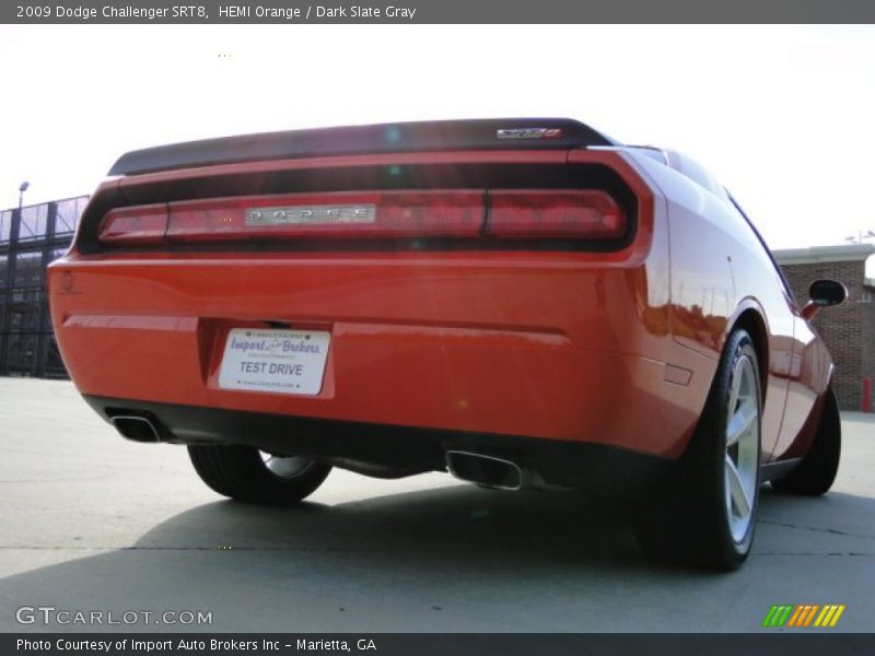 HEMI Orange / Dark Slate Gray 2009 Dodge Challenger SRT8