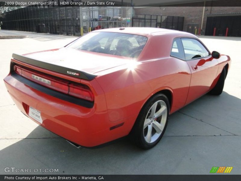HEMI Orange / Dark Slate Gray 2009 Dodge Challenger SRT8