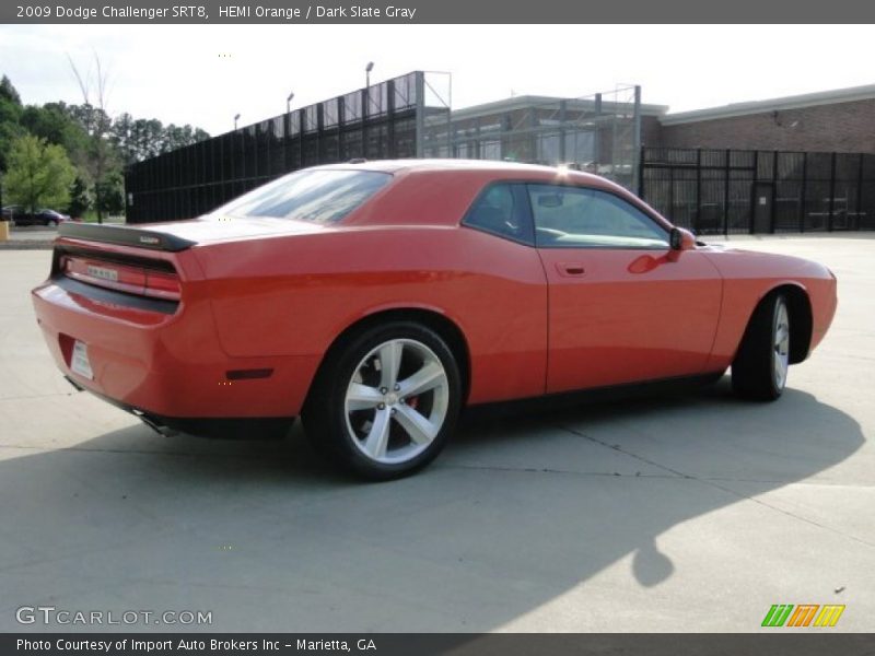 HEMI Orange / Dark Slate Gray 2009 Dodge Challenger SRT8