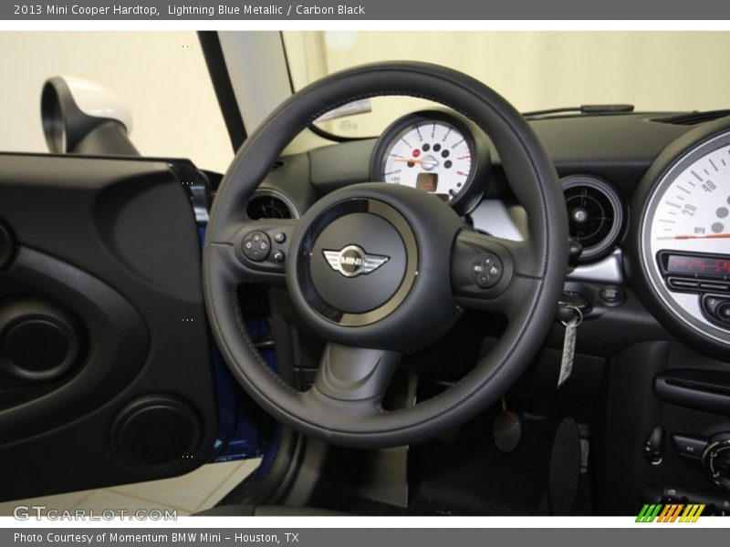 Lightning Blue Metallic / Carbon Black 2013 Mini Cooper Hardtop