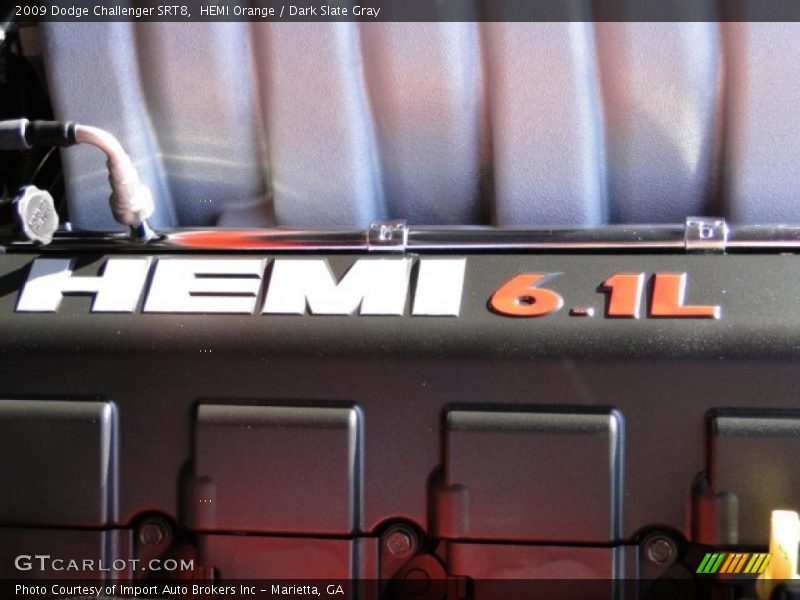 HEMI Orange / Dark Slate Gray 2009 Dodge Challenger SRT8