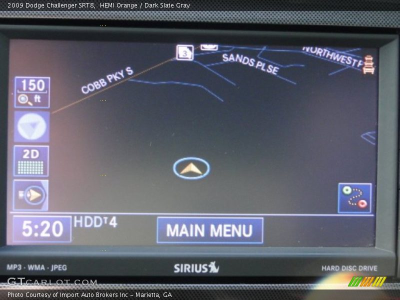 HEMI Orange / Dark Slate Gray 2009 Dodge Challenger SRT8