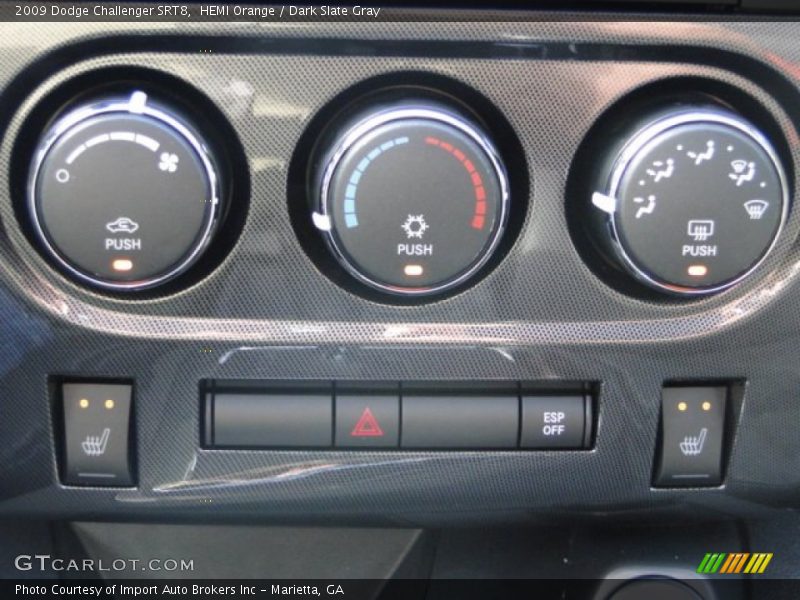 HEMI Orange / Dark Slate Gray 2009 Dodge Challenger SRT8